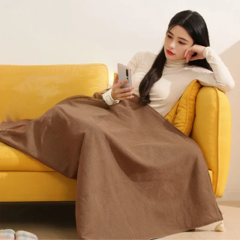 Soft Wearable Electric Heating Wrap Blanket