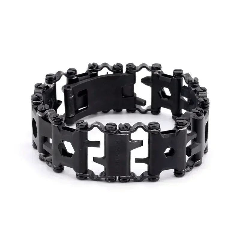 Durable Steel Survival Tool Bracelet