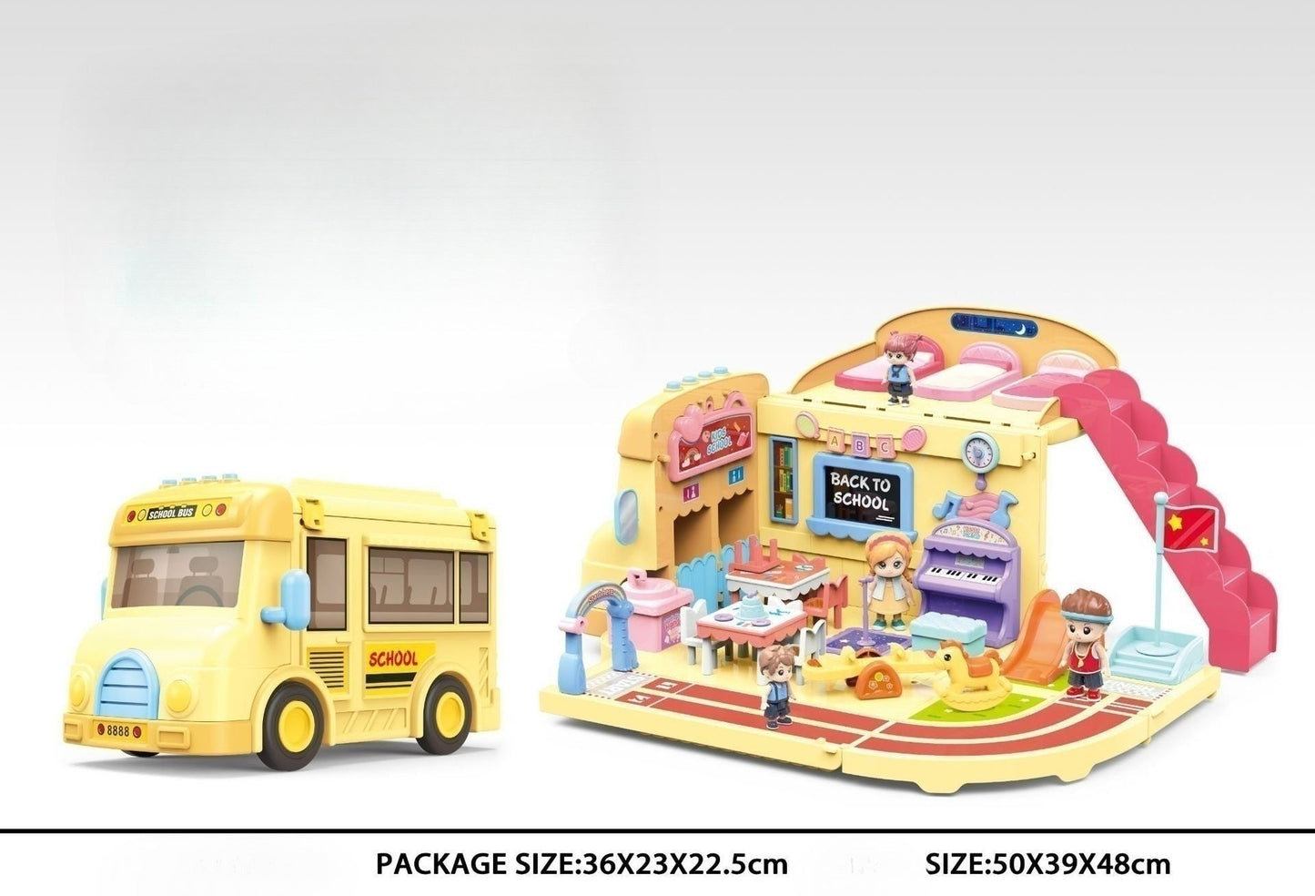 Big Kids School Bus Play House Toy - Halri