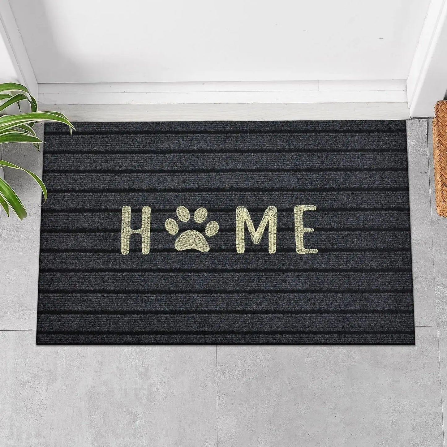 Simple Anti-Slip Letter Door Mat