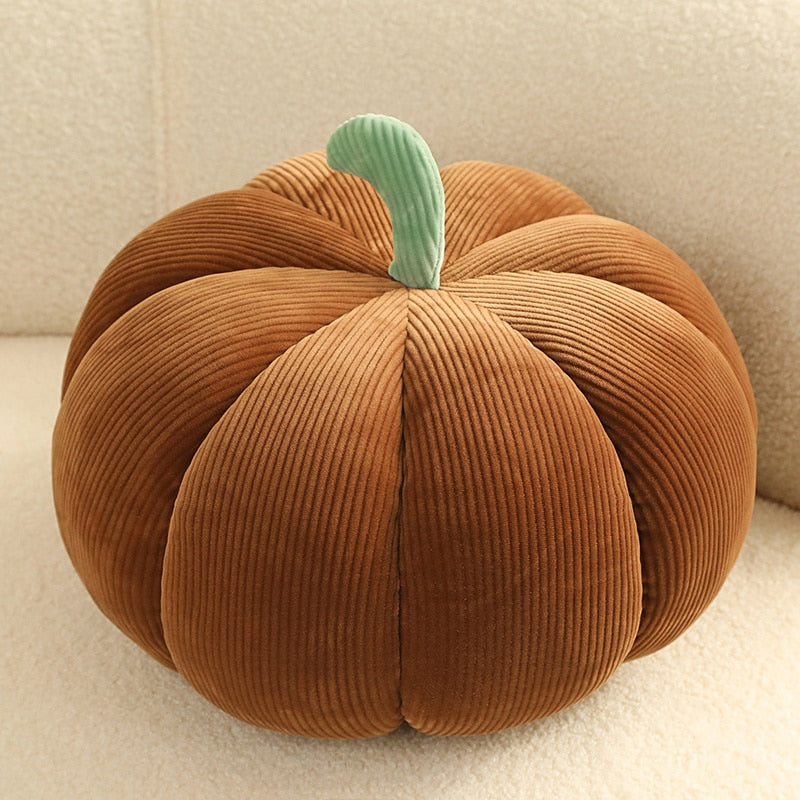 Cozy Orange Halloween Throw Pillows
