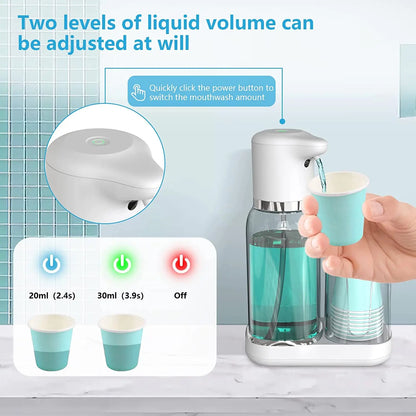 Easy Touchless Mouth Rinse Dispenser