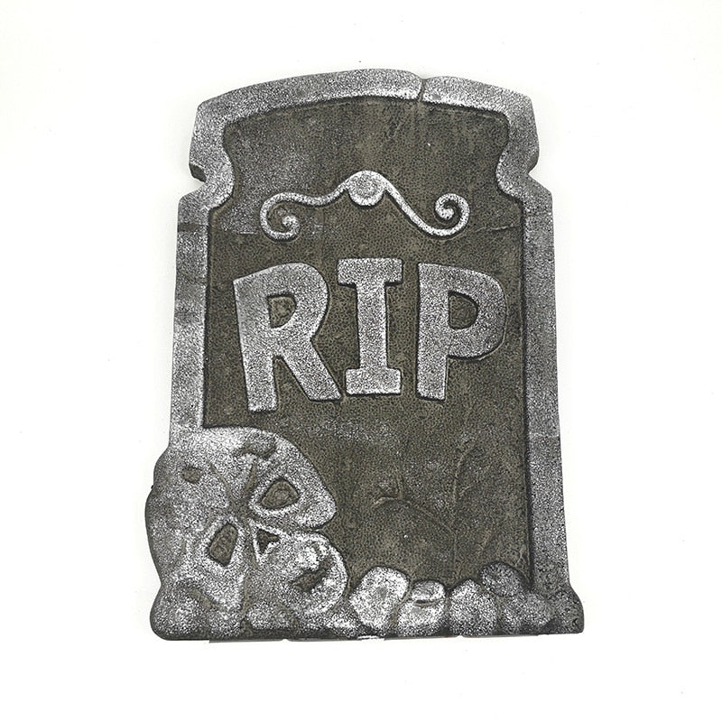 Spooky Foam Graveyard Tombstone Decoration - Halri