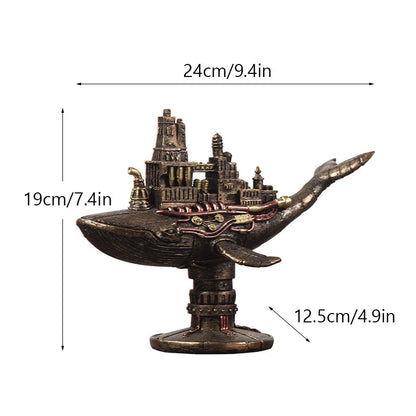 Unique Octopus Gear Tabletop Figurine Decor