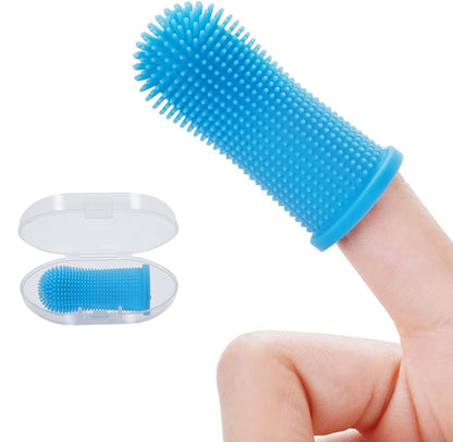 Easy Pet Finger Toothbrush for Dogs Dental Care