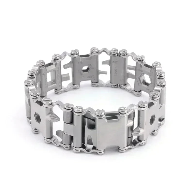 Durable Steel Survival Tool Bracelet