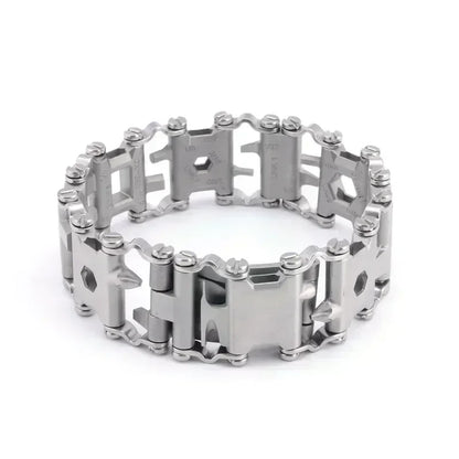 Durable Steel Survival Tool Bracelet
