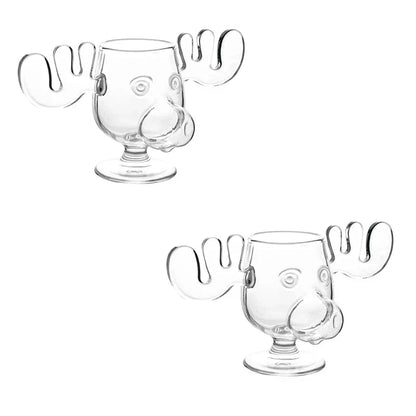 Rustic Woodland Deer Design Glass - Halri