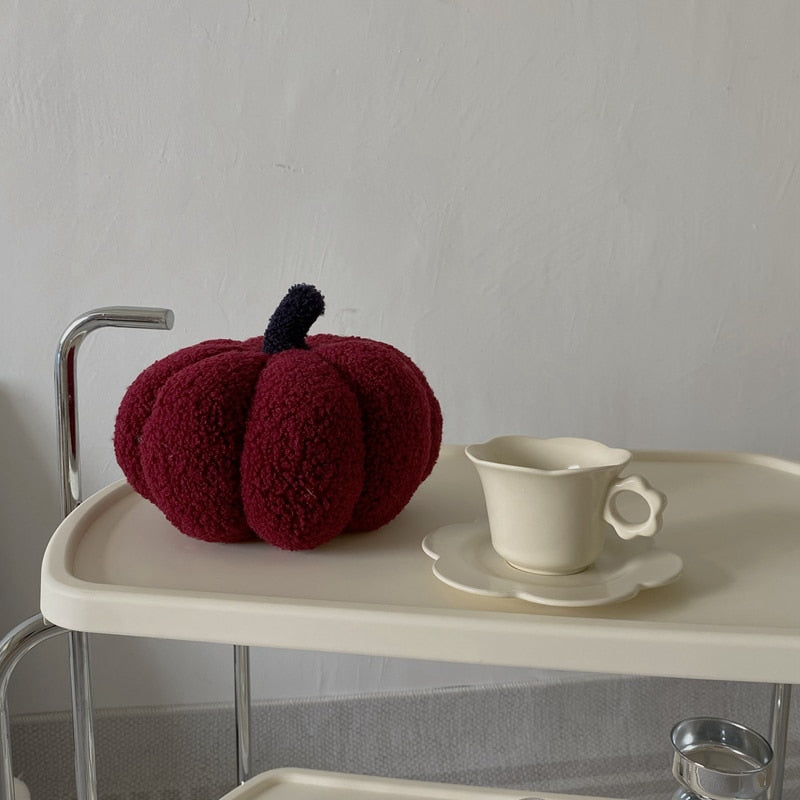 Cozy Orange Halloween Throw Pillows