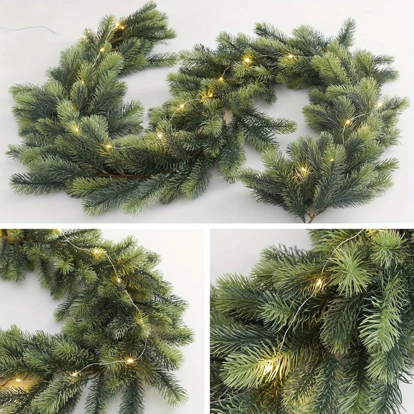 Halri | LightLux | Premium Pine LED Christmas Garland - Halri