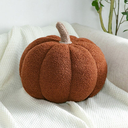 Cozy Orange Halloween Throw Pillows