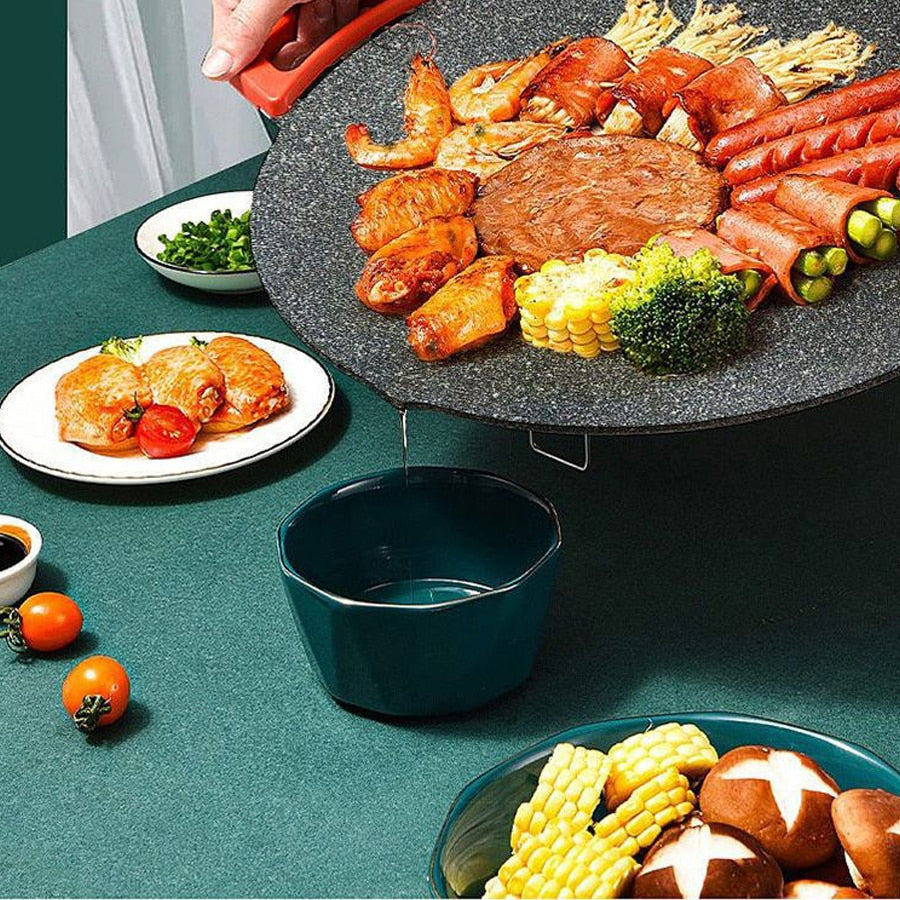 Indoor Smokeless Electric BBQ Grill Plate - Halri