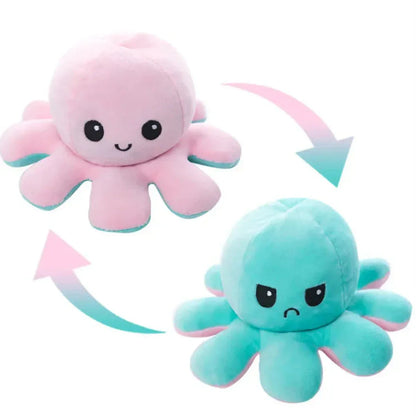 Fun Octopus Plush Toy with 2 Faces