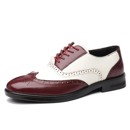 Classic Leather Wingtip Dress Shoe