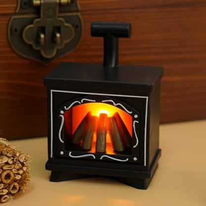 Small LED Dollhouse Fireplace Decoration 1:12 Scale - Halri