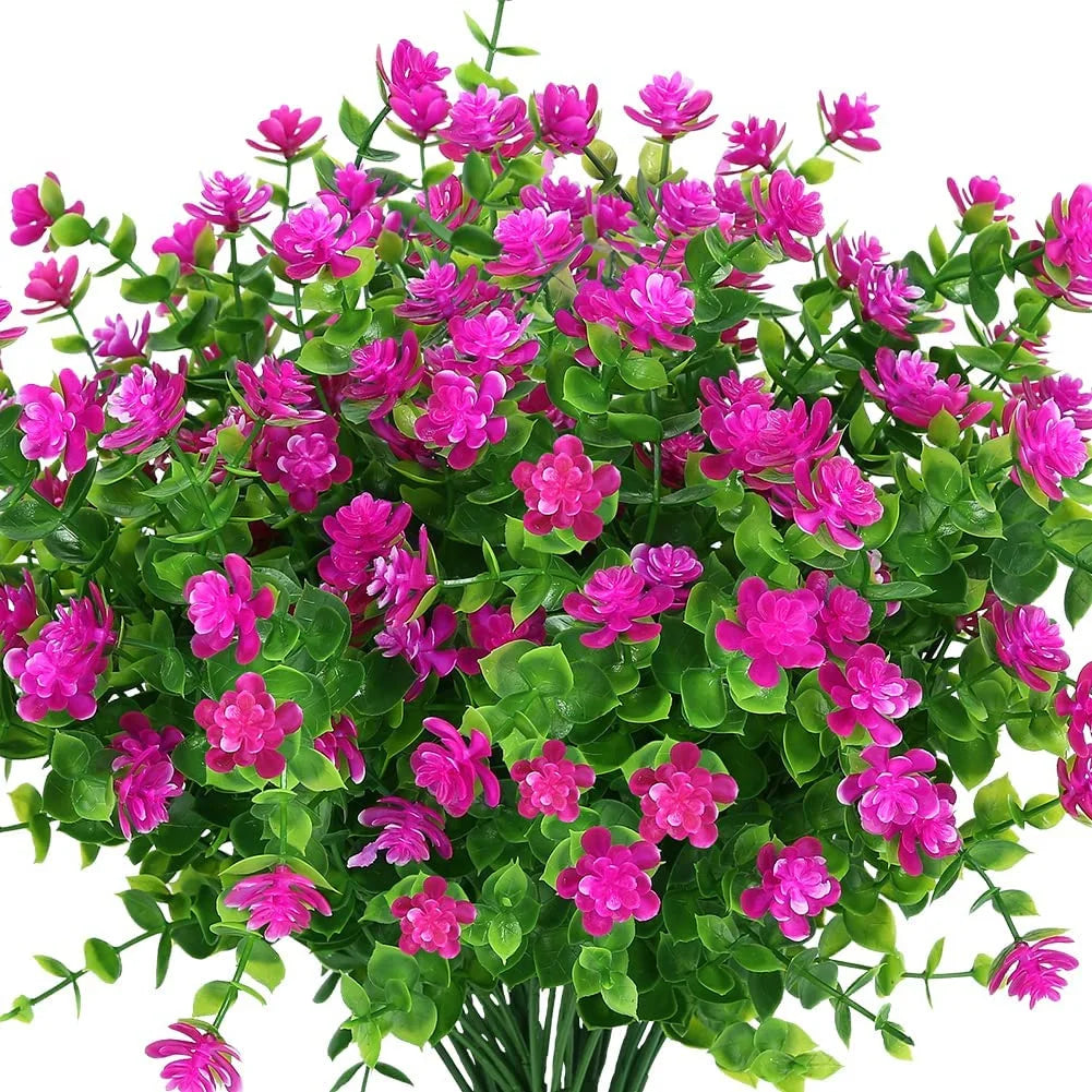Outdoor Artificial Floral Hanging Basket