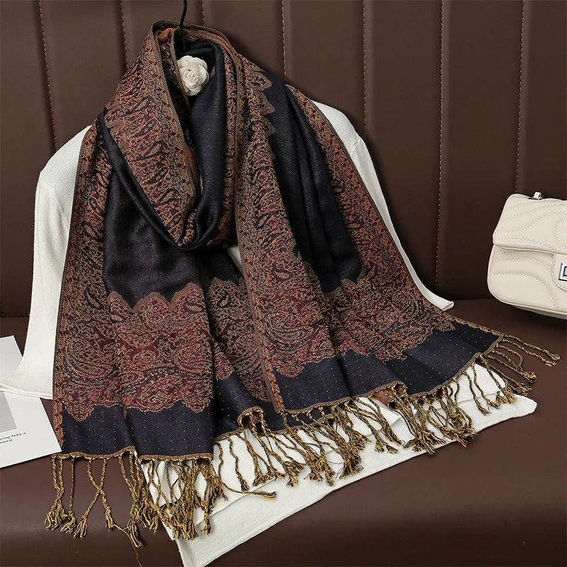 Soft Cashmere Women's Scarf Luxury Winter Wrap