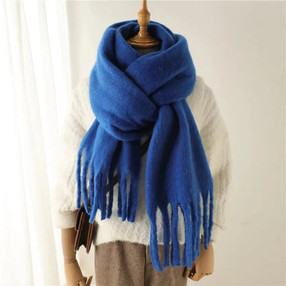 Cozy Solid Color Halri Throw Blanket