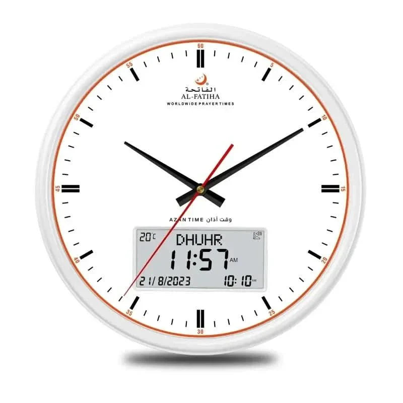 Digital Prayer Clock with Auto Azan and 10 Sounds - Halri