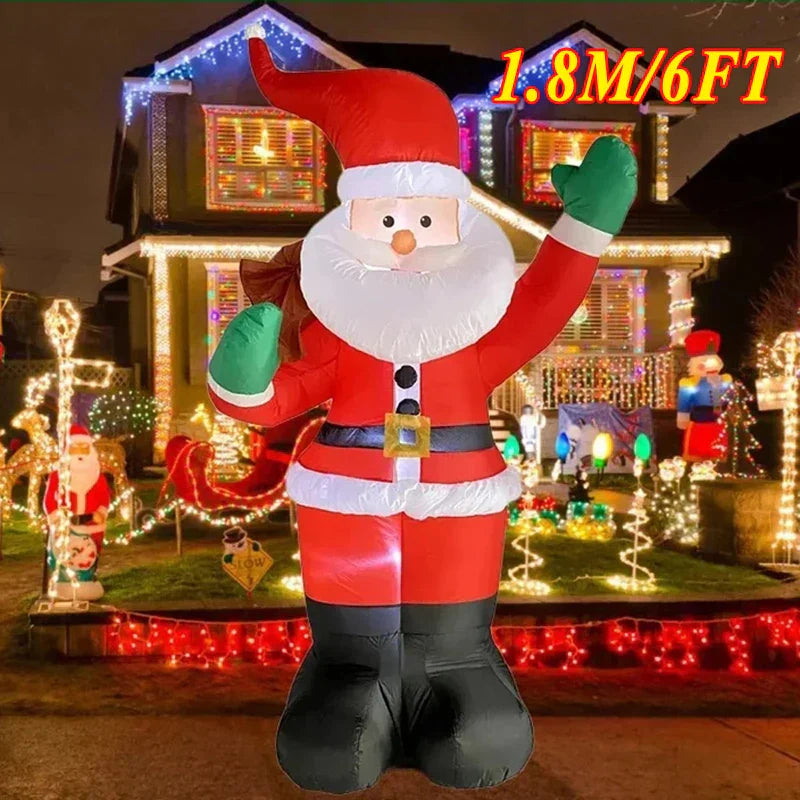 Giant LED Santa Outdoor Christmas Decor - Halri