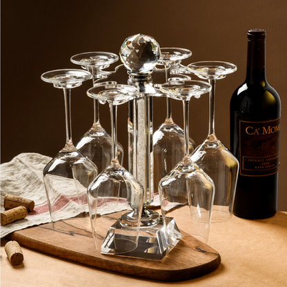 Luxury 360 Spin Wine Glass Display Stand - Halri