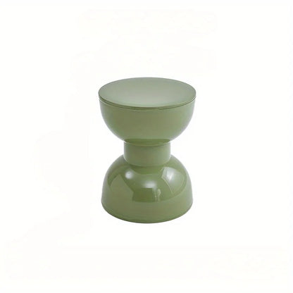 Compact Round End Table for Living Room