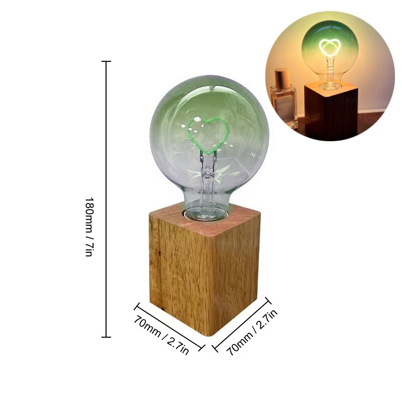 Romantic Heart Shaped LED Mood Lamp