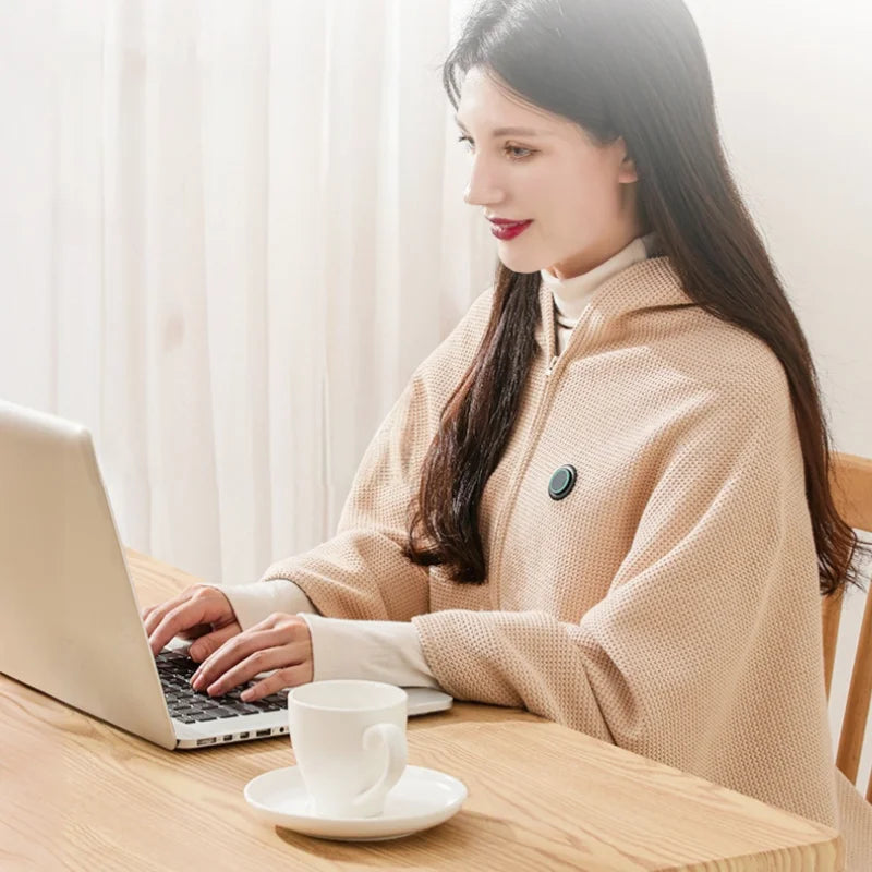 Soft Wearable Electric Heating Wrap Blanket - Halri