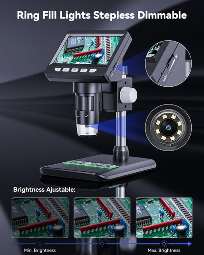 Portable HD Soldering Microscope for Electronics Repair