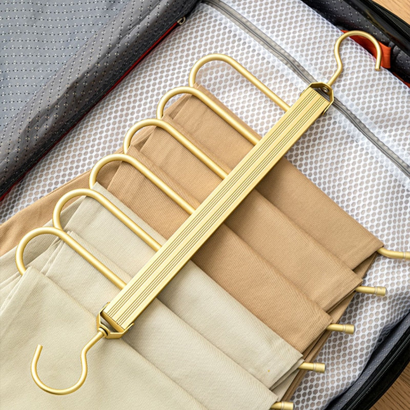 Compact Pants Hanger - Slim Closet Organizer