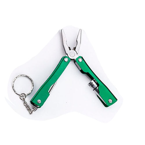 Portable 9in1 Outdoor Aluminum Keychain Tool