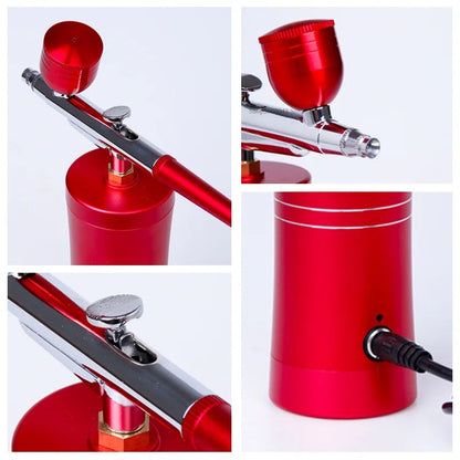 Compact Portable Air Spray Paint Gun Kit