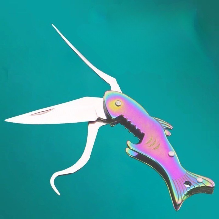 Sharp Pocket Knife Keychain Tool