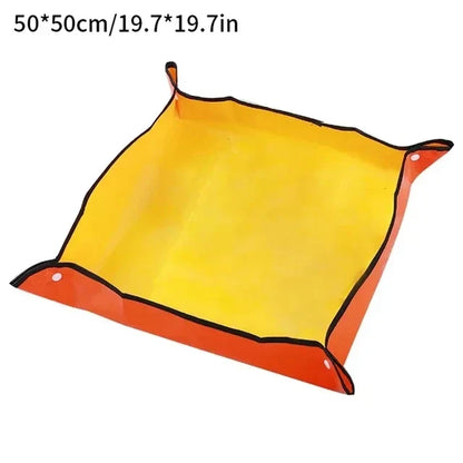 Eco Friendly Garden Soil Tray Waterproof Folding Mat