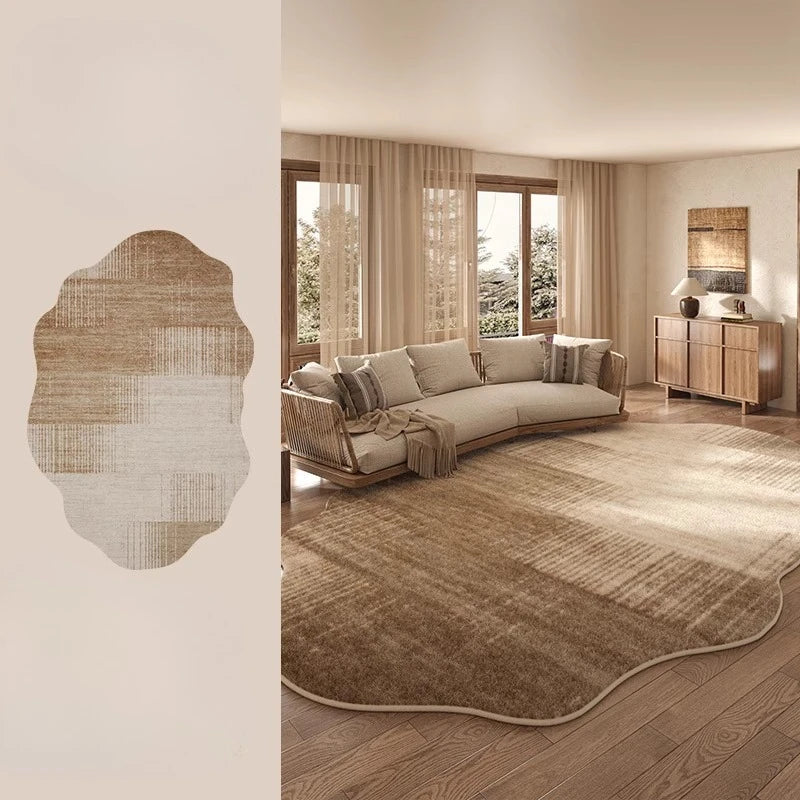 Soft Shaggy Area Rug Lamp for Home Decor