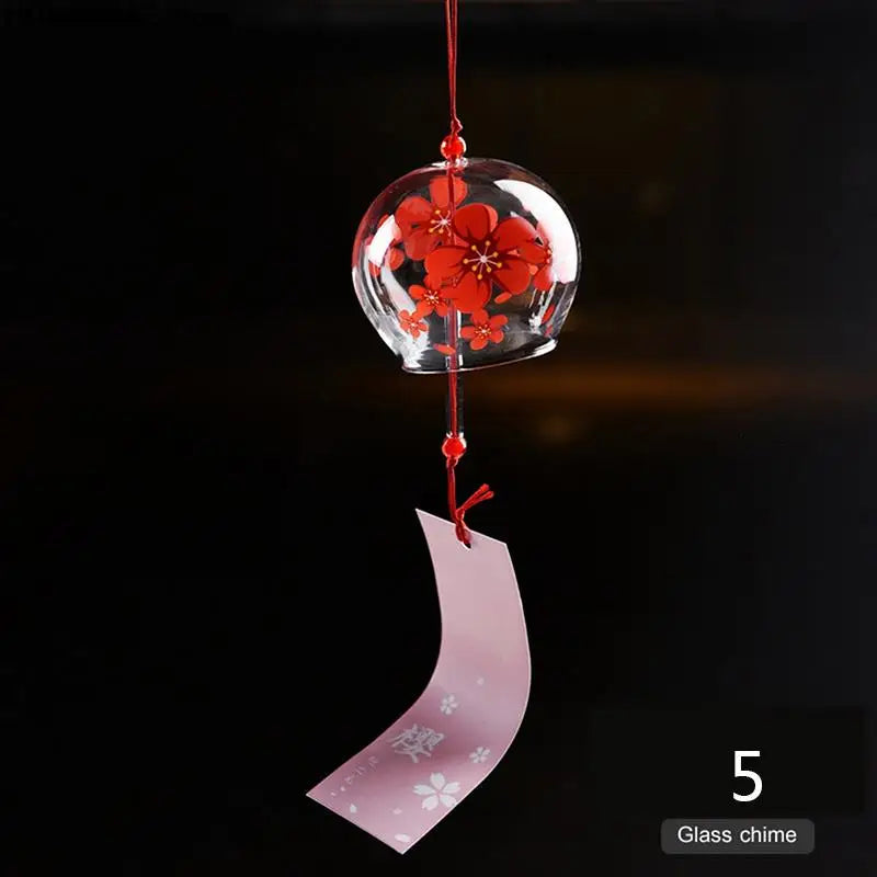 Beautiful Handmade Glass Wind Chime Pendant