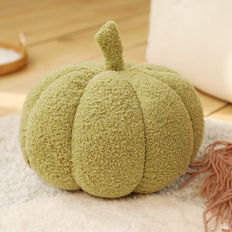 Cozy Orange Halloween Throw Pillows