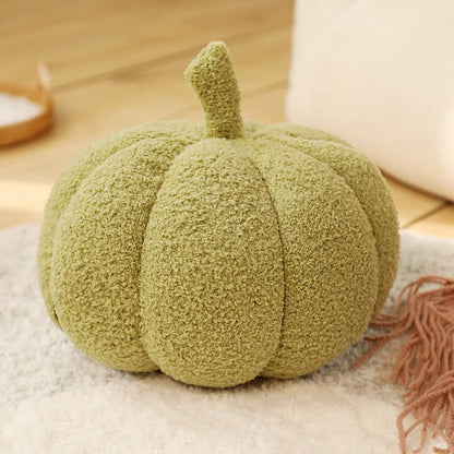 Cozy Orange Halloween Throw Pillows