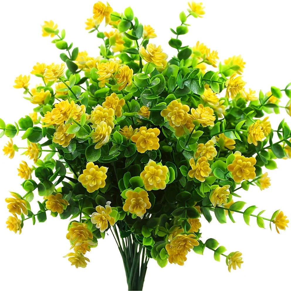 Outdoor Artificial Floral Hanging Basket