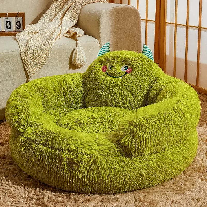 Snug Plush Small Pet Bed