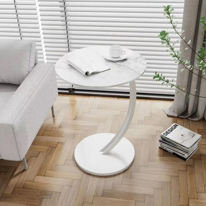 Sturdy Circular End Table for Home Decor