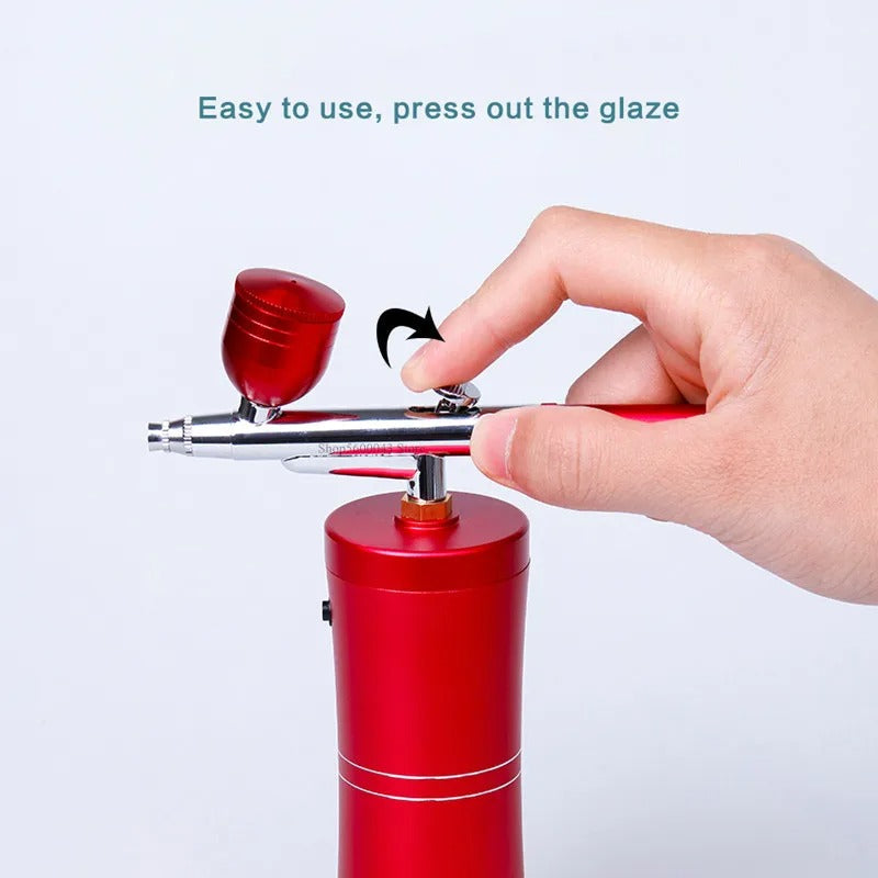 Compact Portable Air Spray Paint Gun Kit