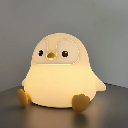 Gentle Glow LED Night Lamp Soft Silicone Rechargeable