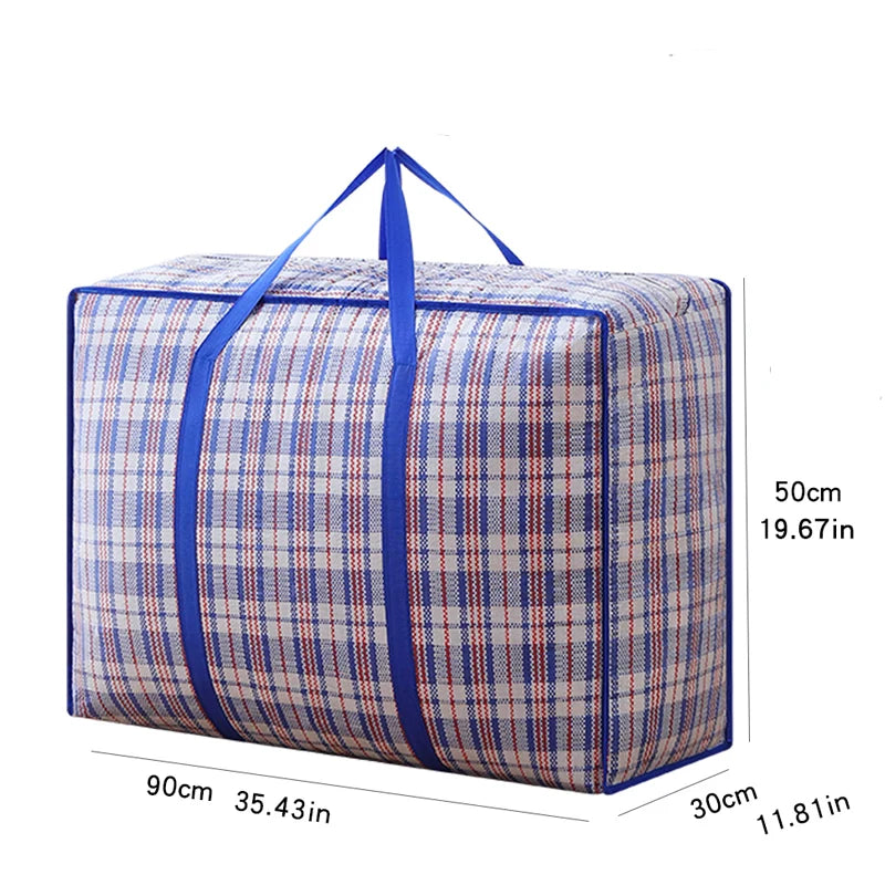Durable Folding Storage Bag with Zipper Closure