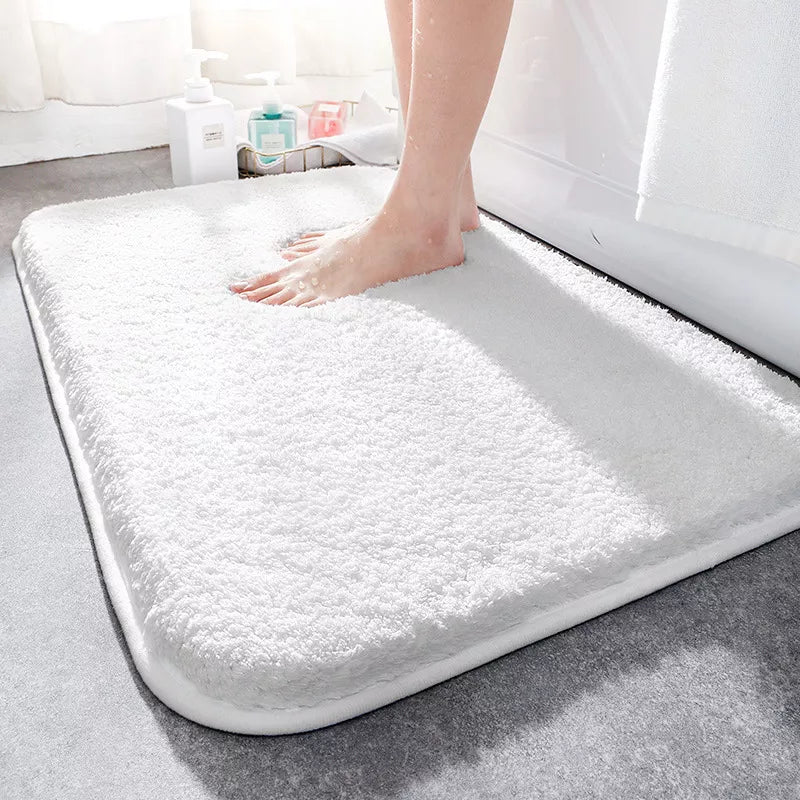 Plush Bathroom Mat – Ultra Soft Non-Slip Bath Rug - Halri