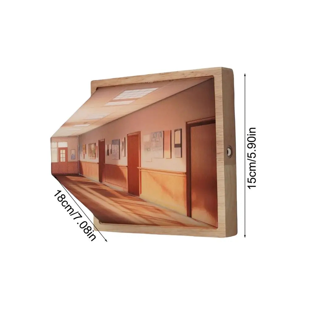 Colorful 3D LED Wall Light Decoration