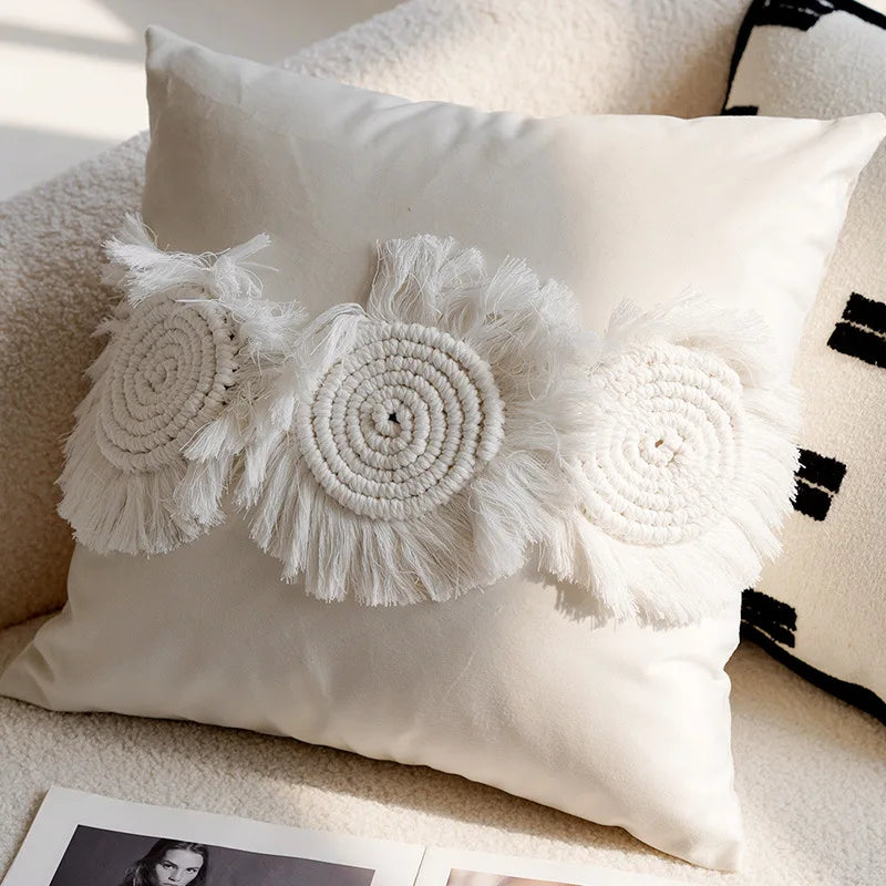 Elegant Horse Pattern Throw Pillow for Home Decor