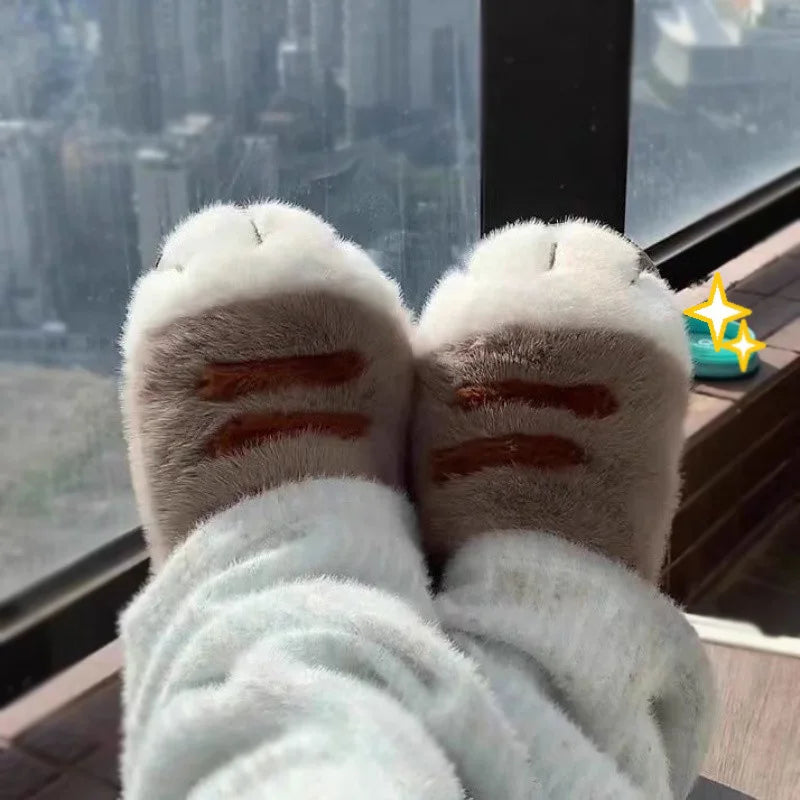 Cozy Cat Paw Slippers for Women - Halri
