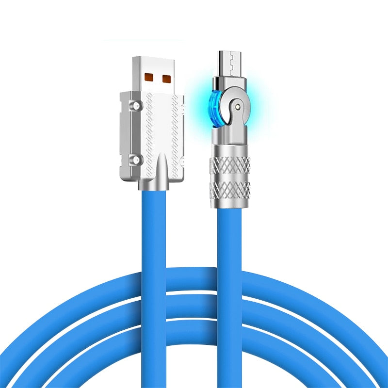 Fast Charging 360 Rotating Phone Cord