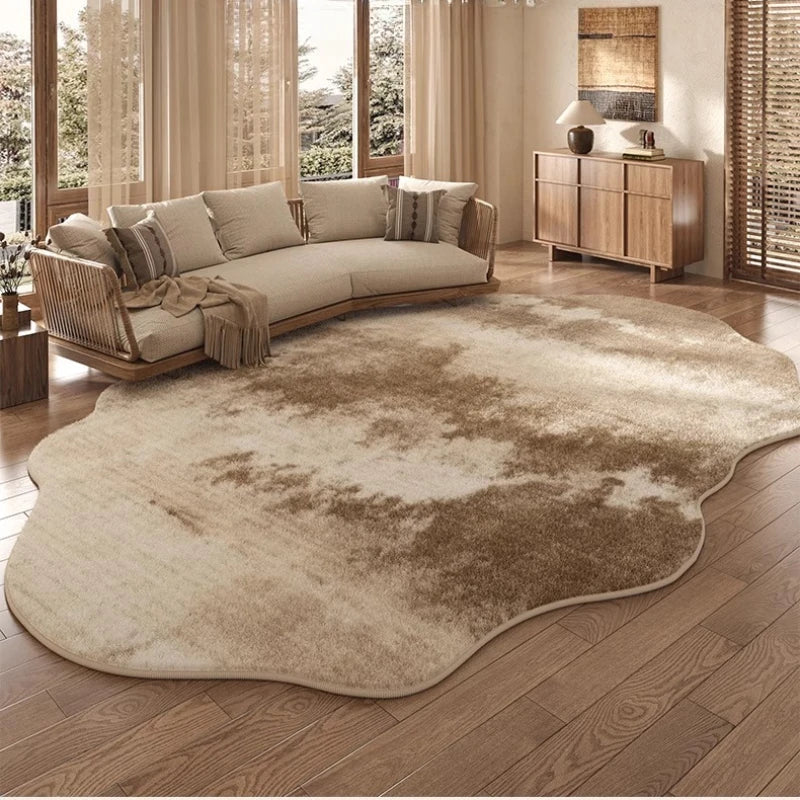 Soft Shaggy Area Rug Lamp for Home Decor - Halri